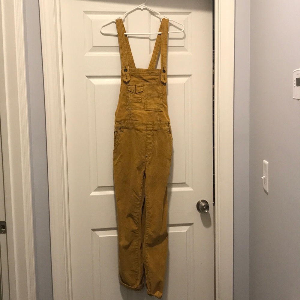 Free people corduroy overalls